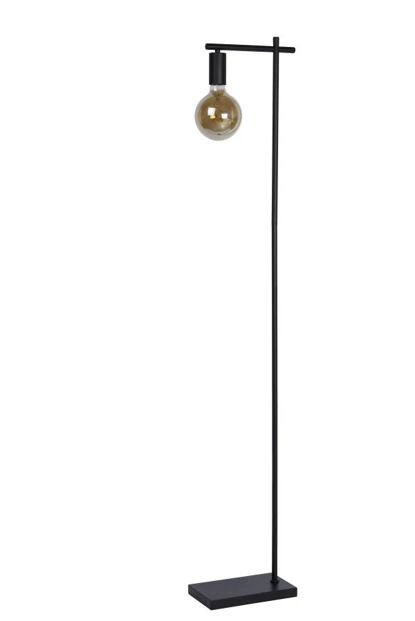 Lucide LEANNE - Floor lamp - 1xE27 - Black - off